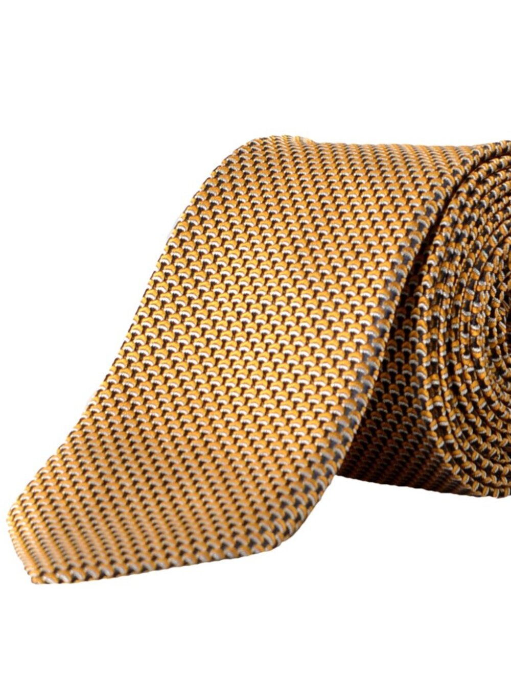 Hugo Boss Men's "Tie 6 cm" Multi-Color Geometric Print 100% Silk Tie